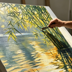 SOLORART Impressionist Art | Reflective Tranquility