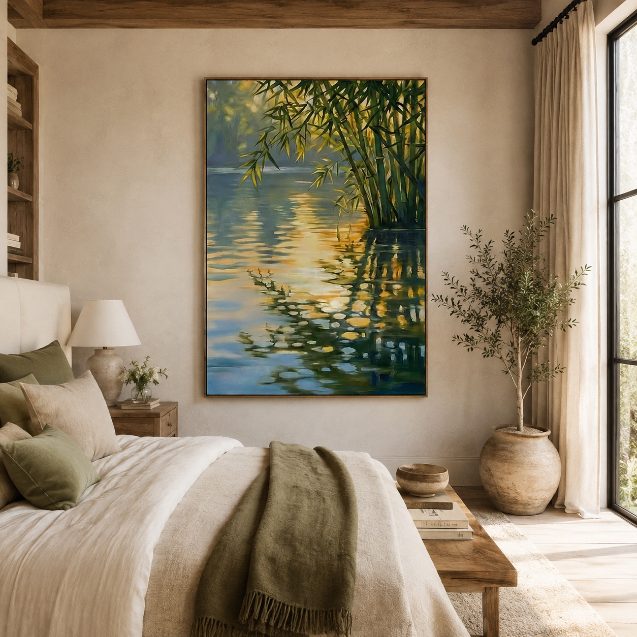 SOLORART Impressionist Art | Reflective Tranquility