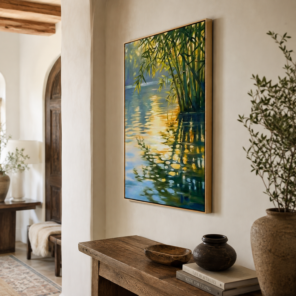 SOLORART Impressionist Art | Reflective Tranquility