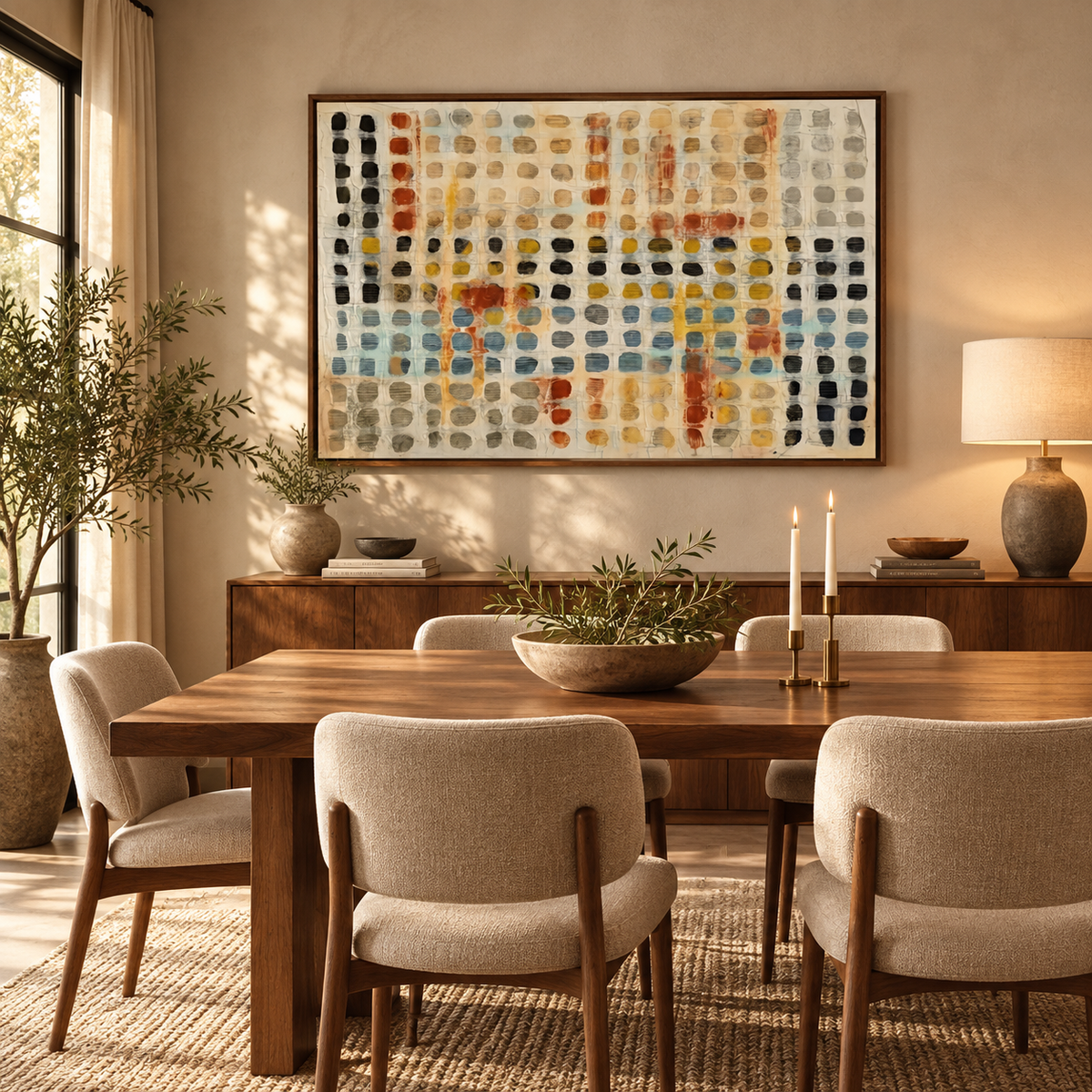 SOLORART Wabi-Sabi Art | Rhythm of Dots
