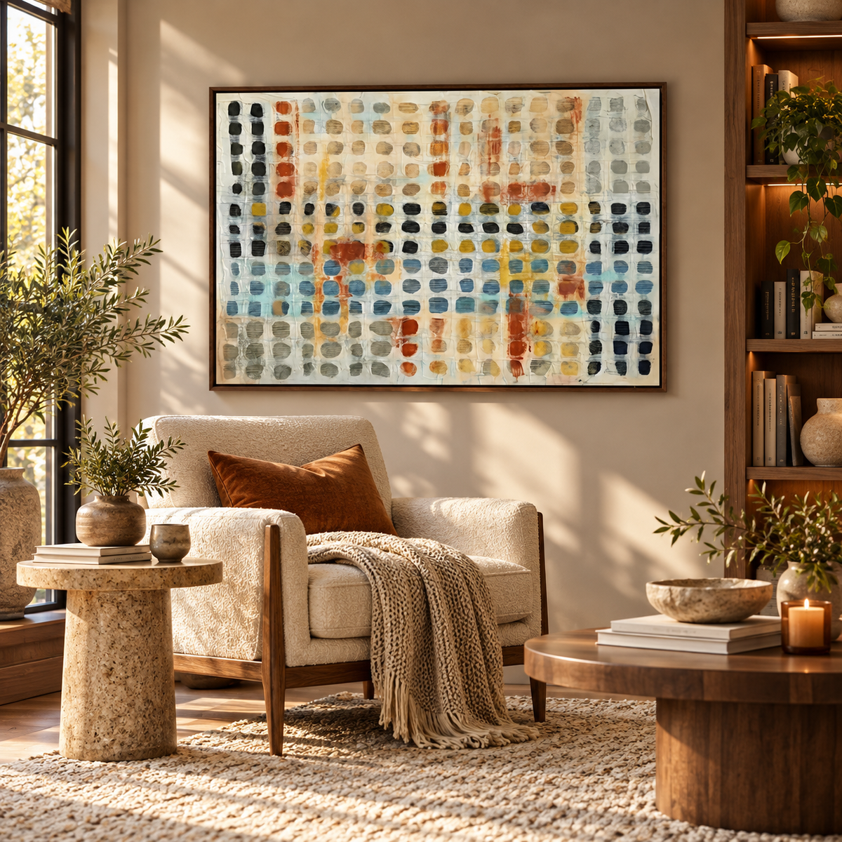 SOLORART Wabi-Sabi Art | Rhythm of Dots