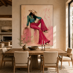 SOLORART Pop Art | Rodeo Girl's Quiet Reflection