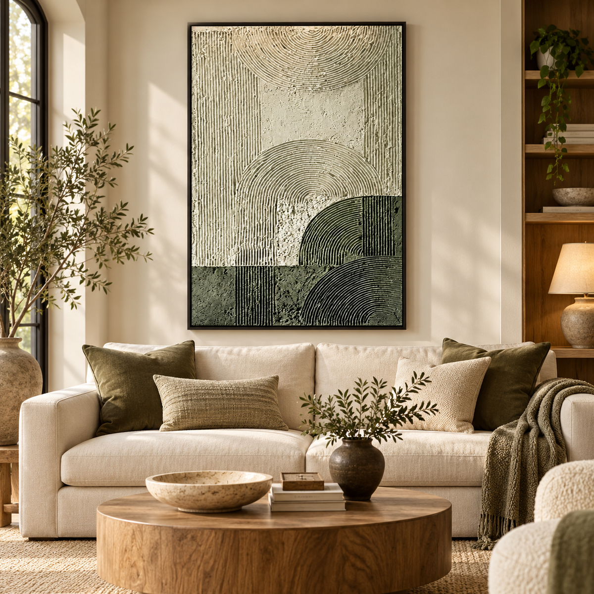 SOLORART 3D-Textured Art | Sage Geometry