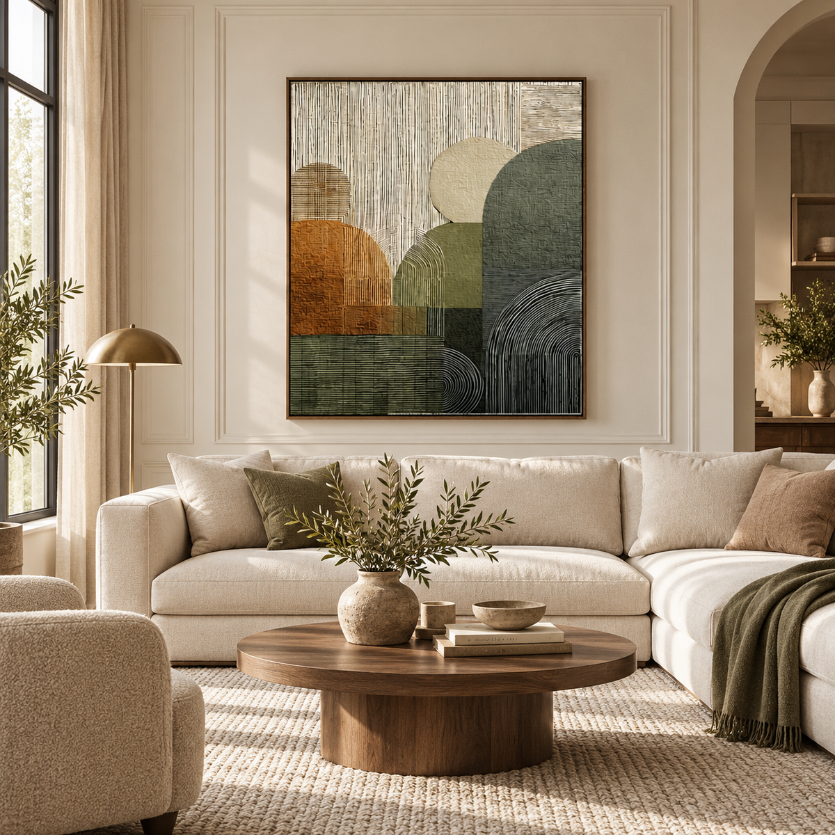 SOLORART Wabi-Sabi Art | Sage Sunset Study