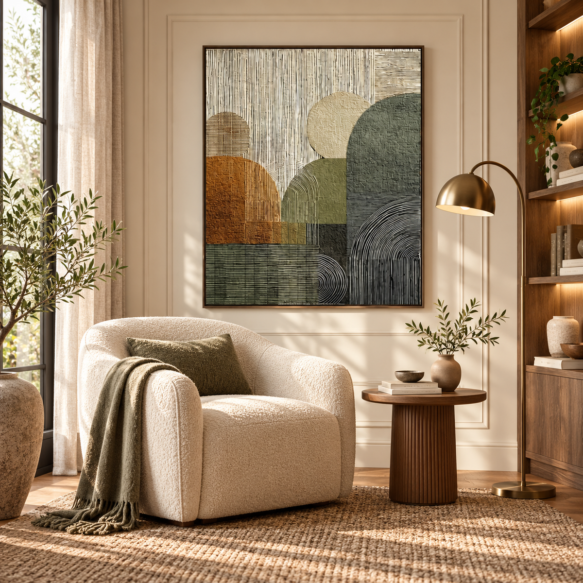SOLORART Wabi-Sabi Art | Sage Sunset Study