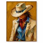 SOLORART Vintage Americana Art | Silent Passion in the Shadows