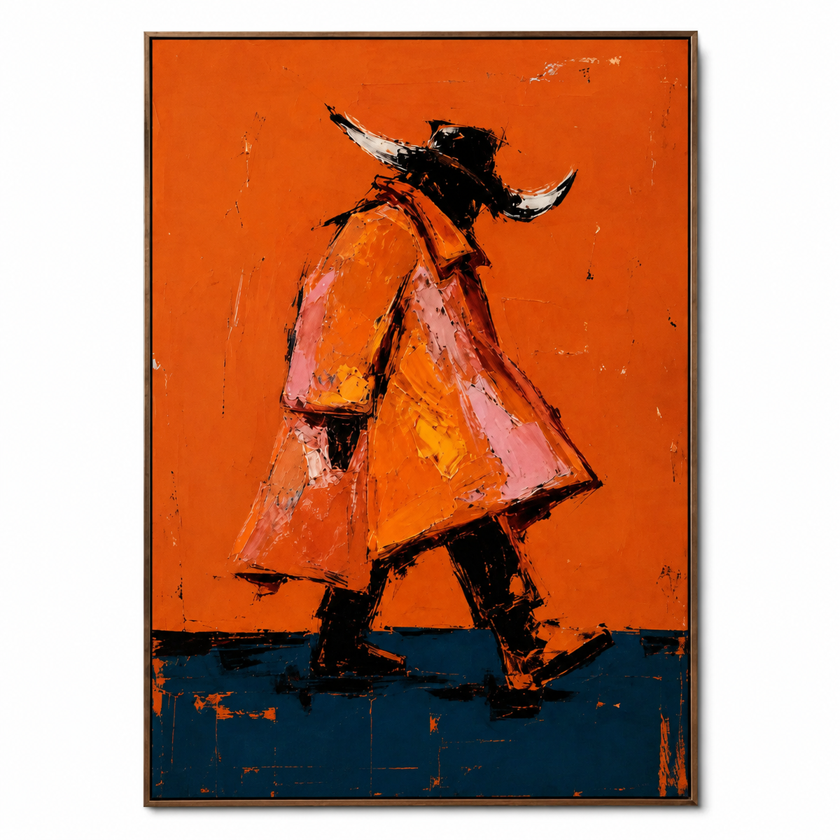SOLORART POP Art | Solitary Wanderer in the Dust