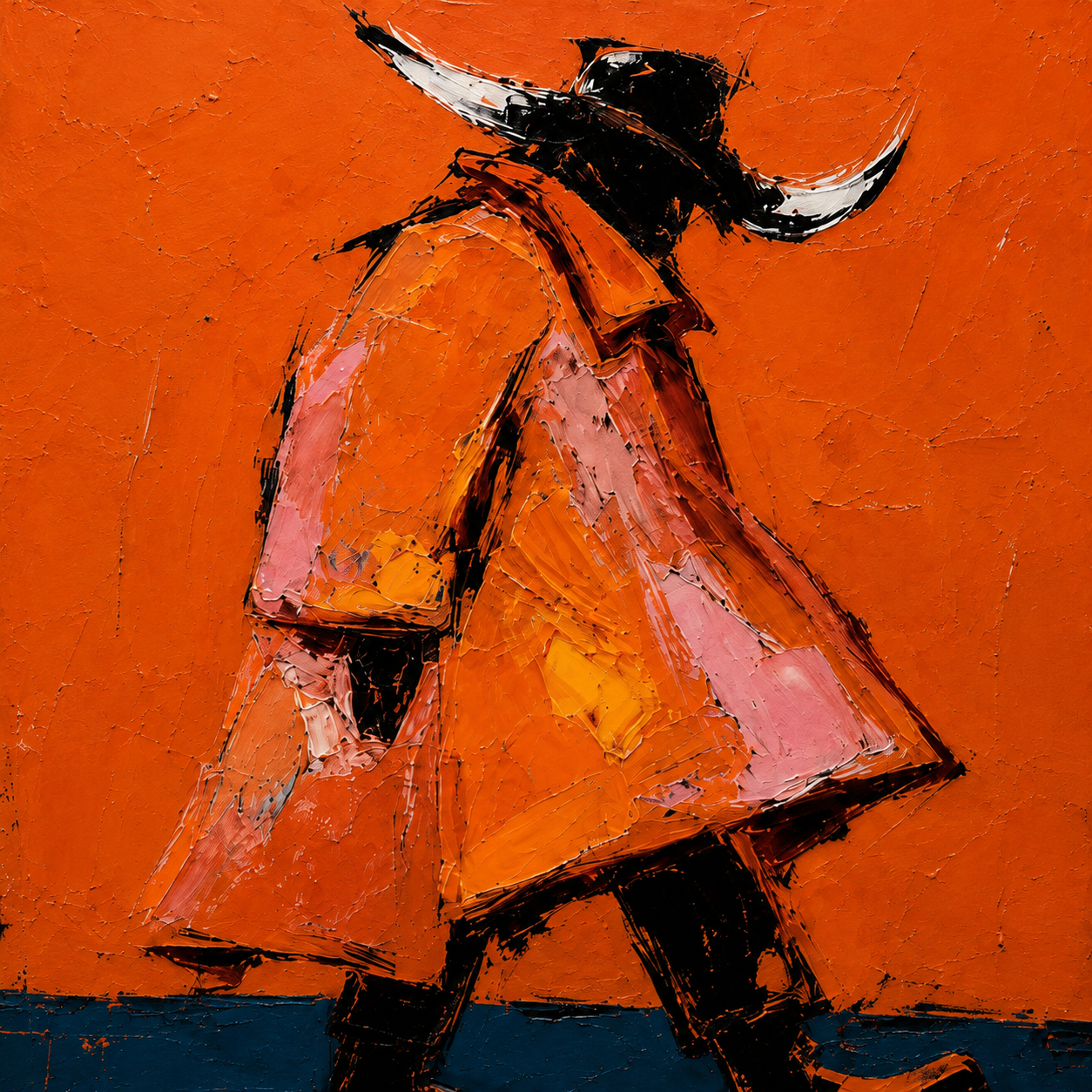 SOLORART POP Art | Solitary Wanderer in the Dust
