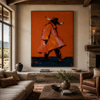 SOLORART POP Art | Solitary Wanderer in the Dust