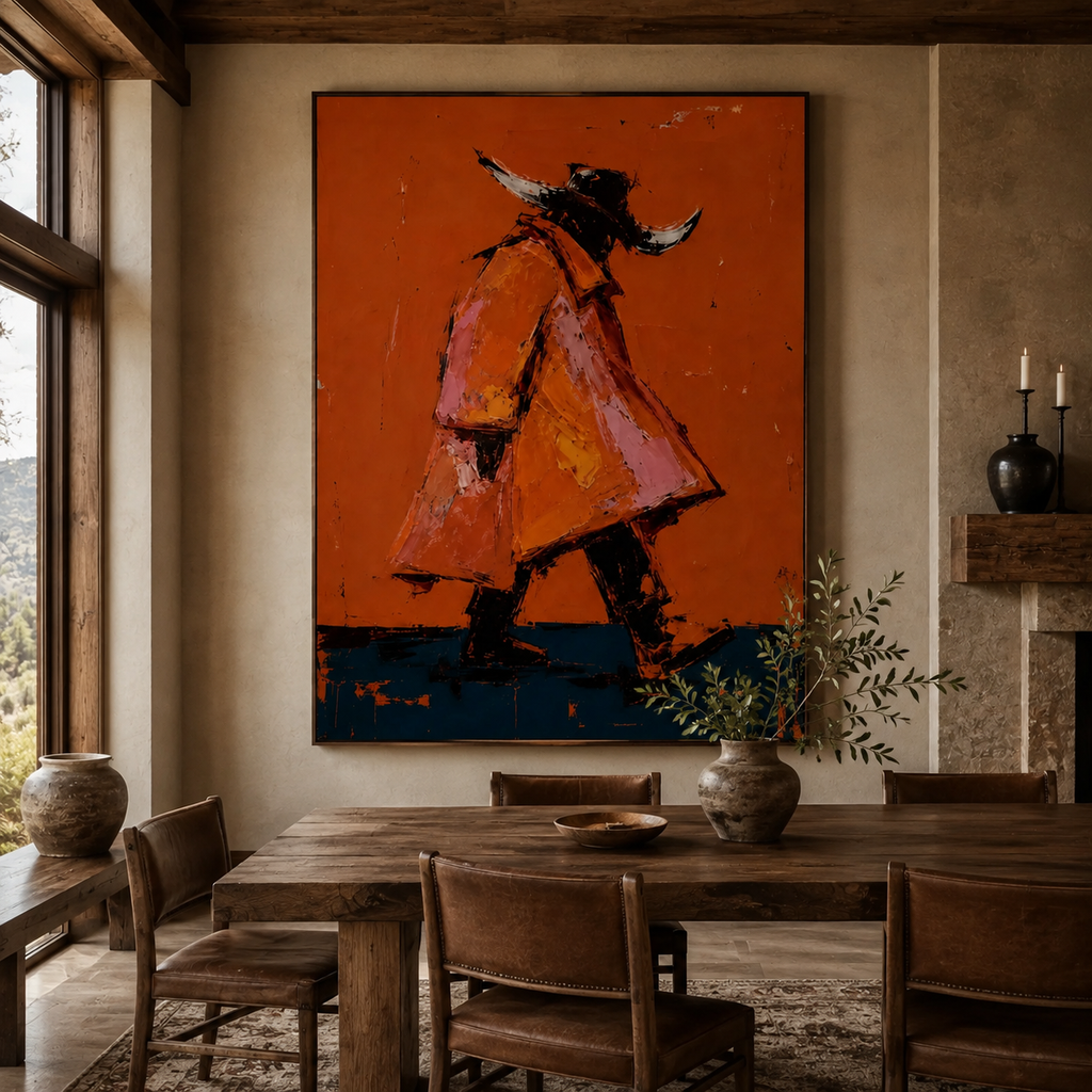 SOLORART POP Art | Solitary Wanderer in the Dust