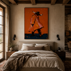 SOLORART POP Art | Solitary Wanderer in the Dust
