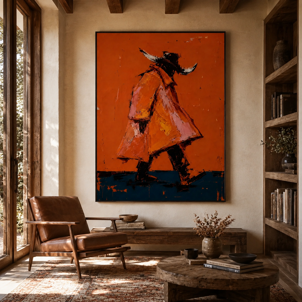 SOLORART POP Art | Solitary Wanderer in the Dust