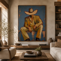 SOLORART Vintage Americana Art | Solitude Under the Shadow