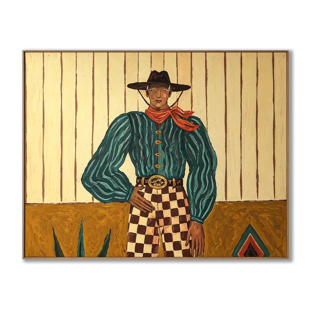 SOLORART Vintage Americana Art | Songs Beneath the Desert Moon