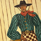 SOLORART Vintage Americana Art | Songs Beneath the Desert Moon