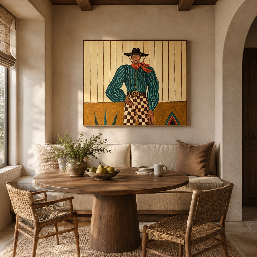 SOLORART Vintage Americana Art | Songs Beneath the Desert Moon