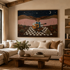 SOLORART Vintage Americana Art | Songs Beneath the Desert Moon