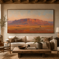 SOLORART Vintage Americana Art | The Final Trail Beneath the Butte