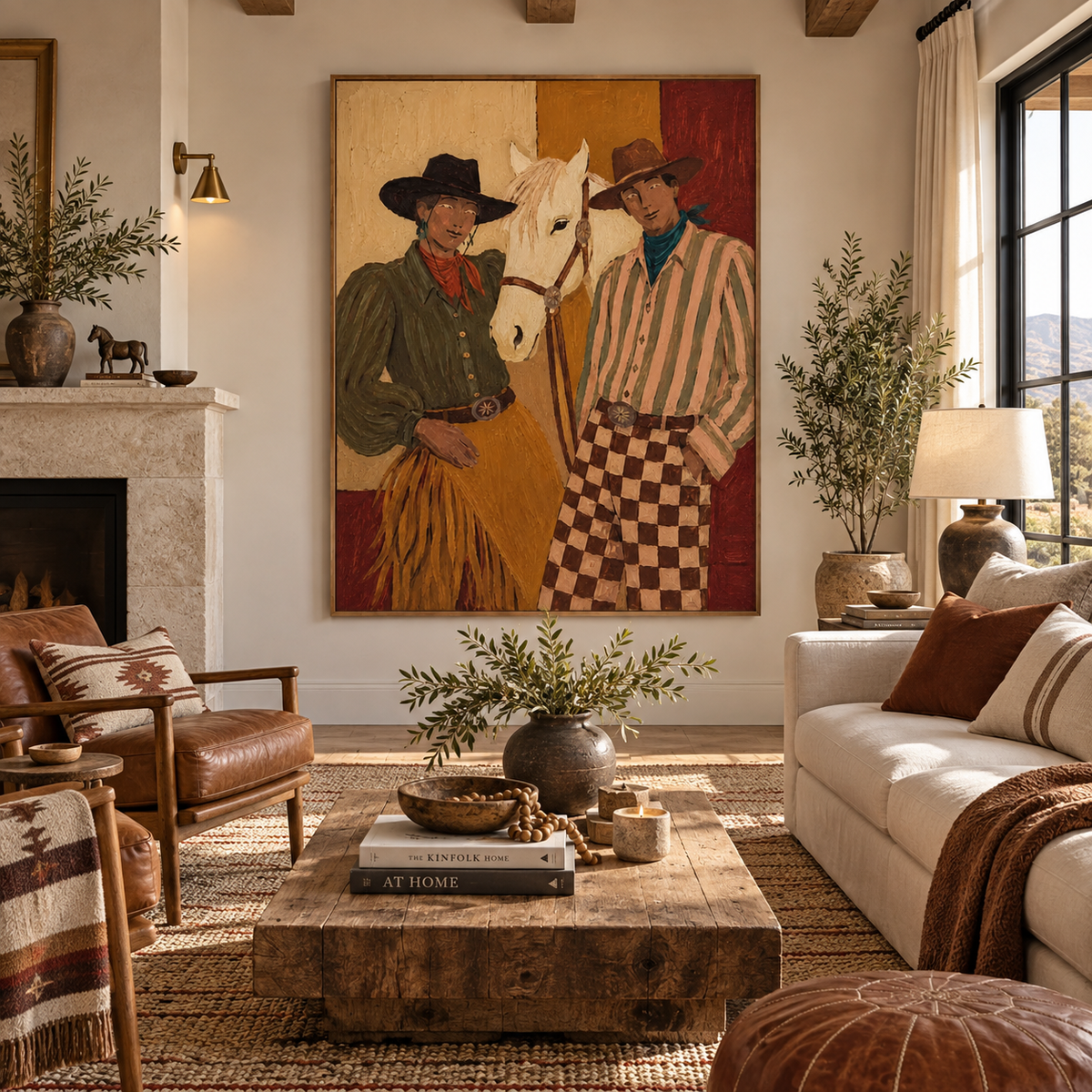 SOLORART Vintage Americana Art | The Memory Held by the Halter