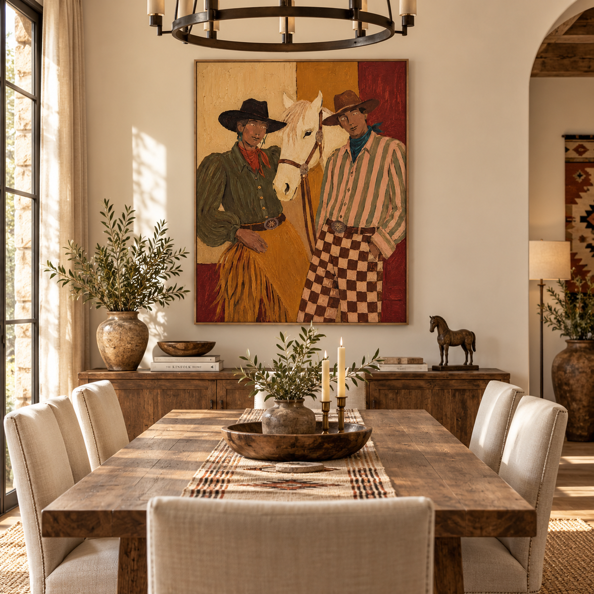 SOLORART Vintage Americana Art | The Memory Held by the Halter