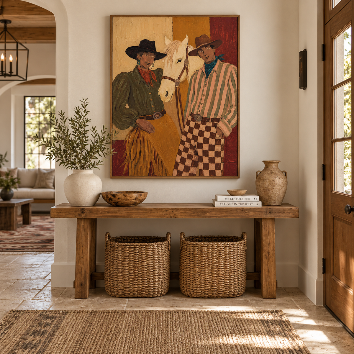 SOLORART Vintage Americana Art | The Memory Held by the Halter