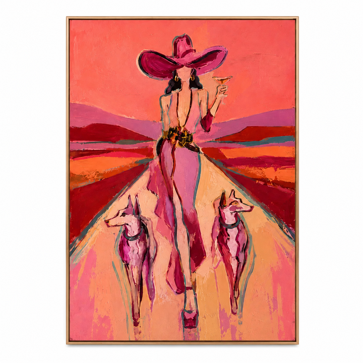 SOLORART POP Art | The Path She Claims as Hers