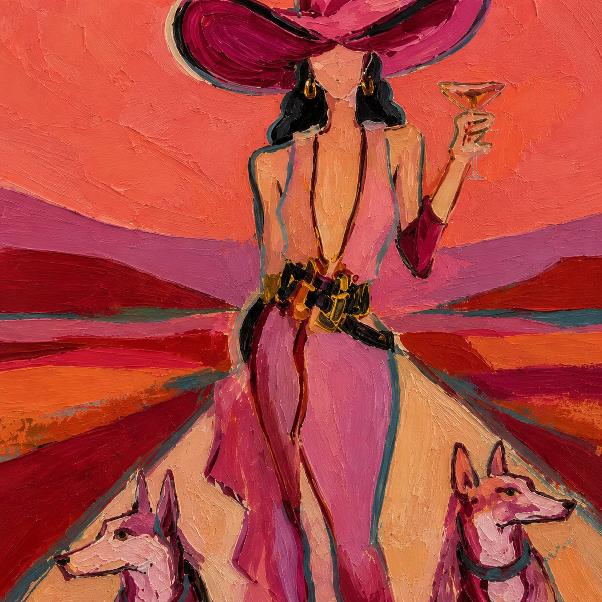 SOLORART POP Art | The Path She Claims as Hers