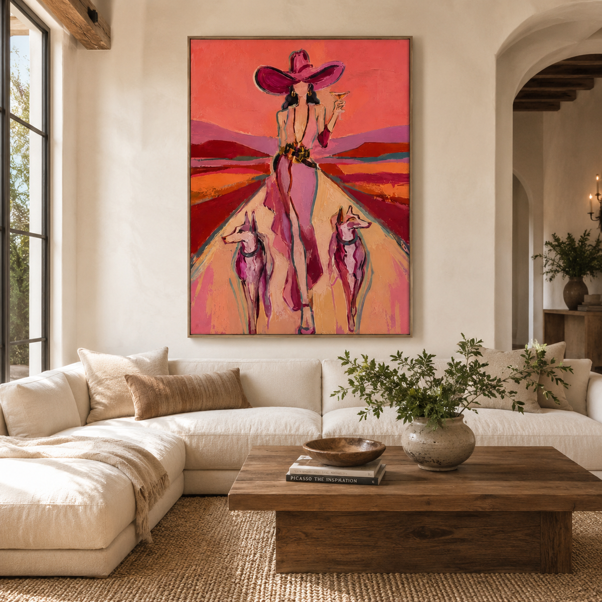 SOLORART POP Art | The Path She Claims as Hers