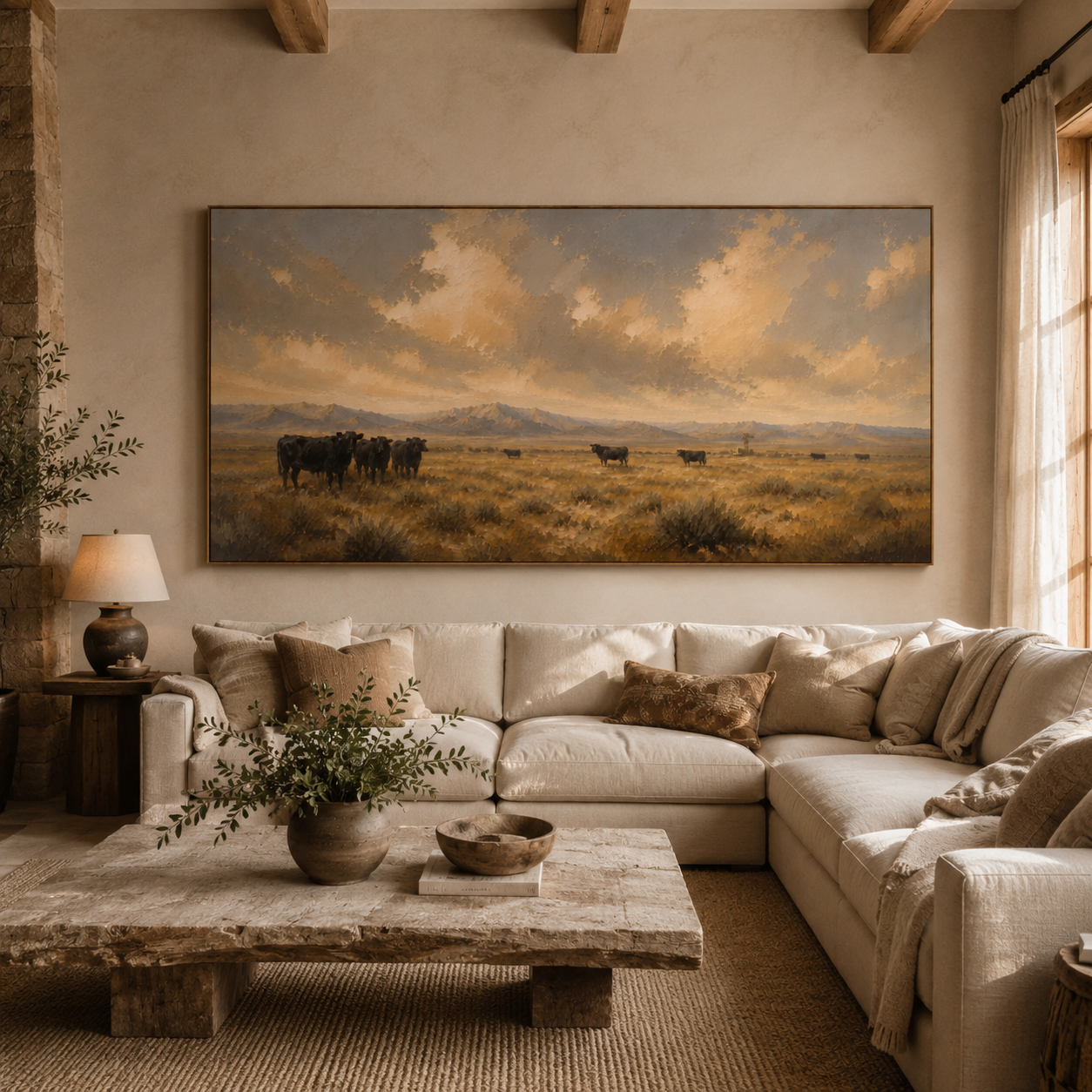 SOLORART Vintage Americana Art | The Quiet Dominion of Clouds