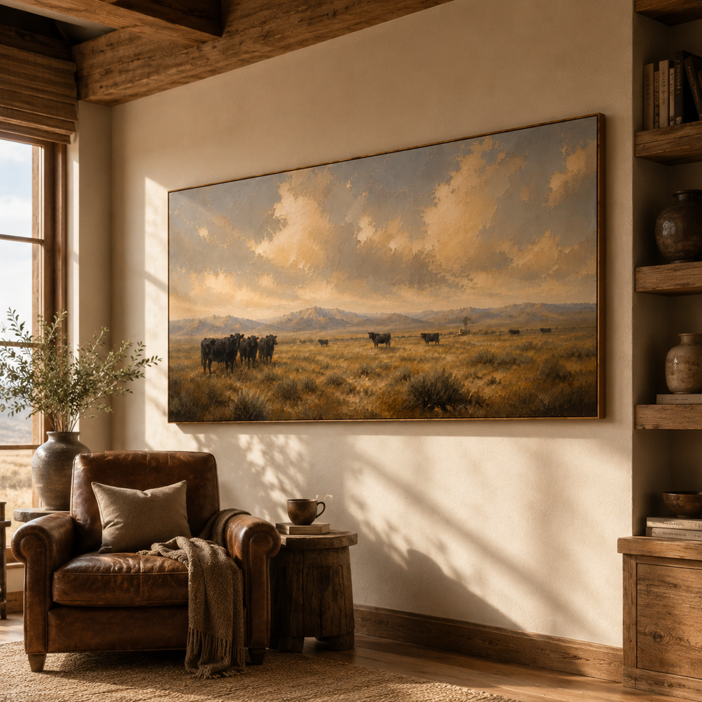 SOLORART Vintage Americana Art | The Quiet Dominion of Clouds
