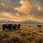 SOLORART Vintage Americana Art | The Quiet Dominion of Clouds