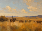 SOLORART Vintage Americana Art | The Quiet Gold of the Plains