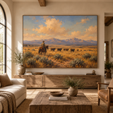 SOLORART Vintage Americana Art | The Quiet Gold of the Plains