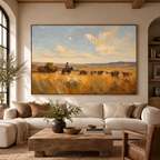 SOLORART Vintage Americana Art | The Quiet Gold of the Plains