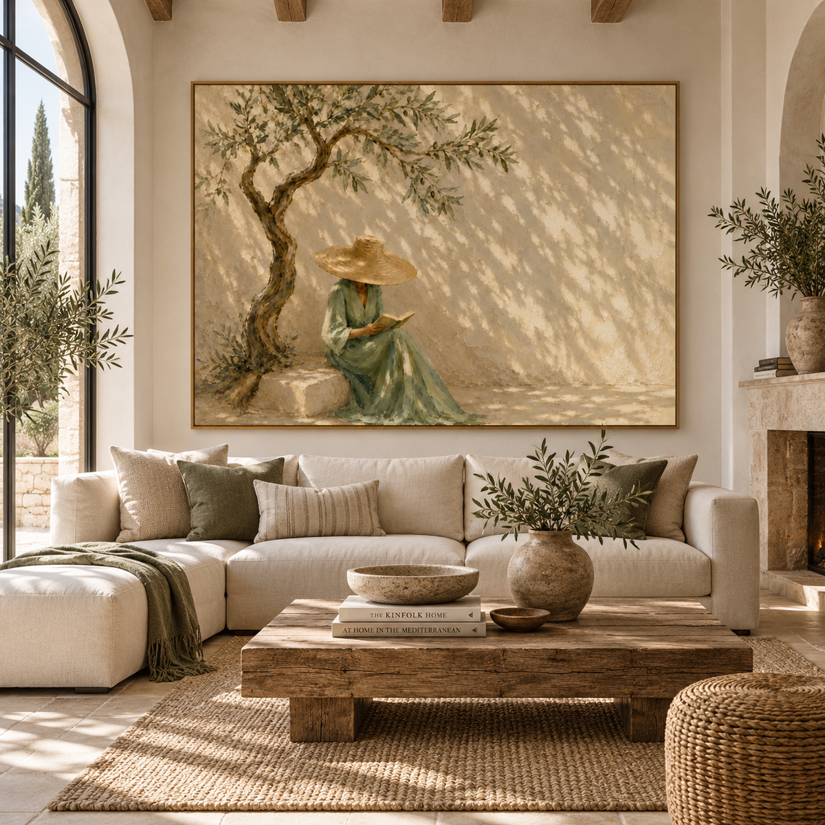 SOLORART Vintage Americana Art | The Quiet Study of Sunbeams