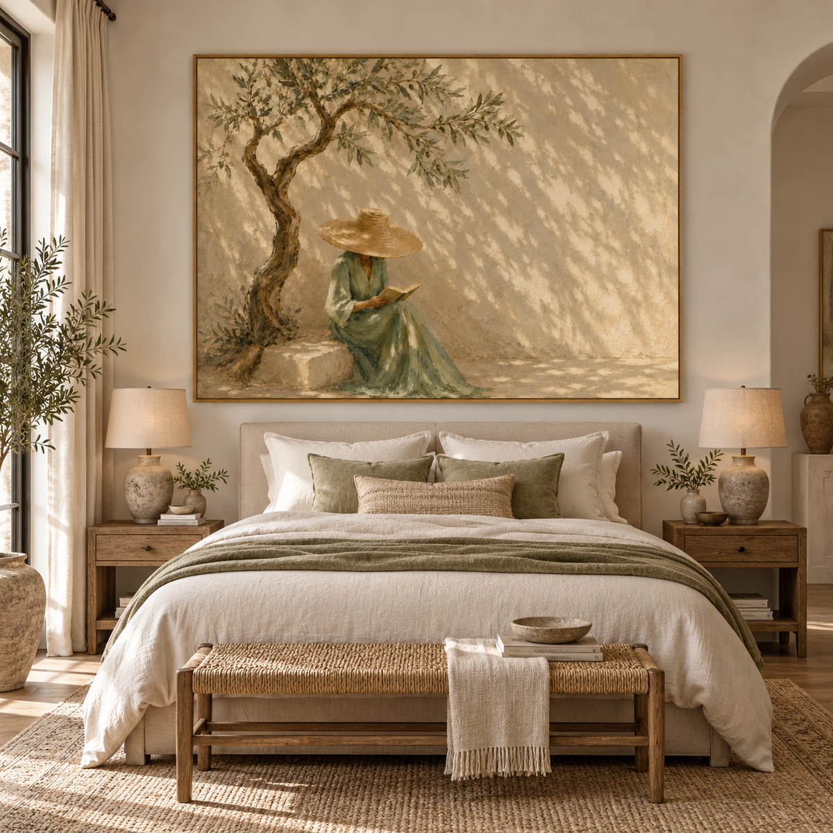 SOLORART Vintage Americana Art | The Quiet Study of Sunbeams