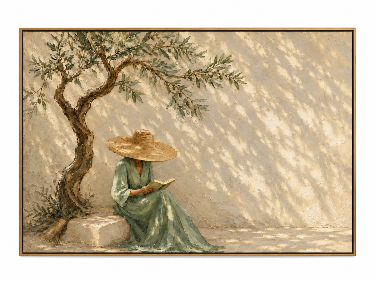 SOLORART Vintage Americana Art | The Quiet Study of Sunbeams