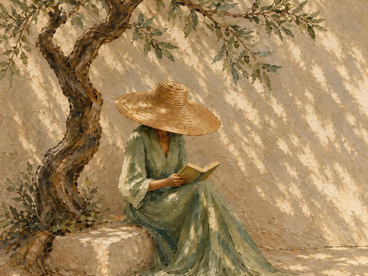 SOLORART Vintage Americana Art | The Quiet Study of Sunbeams