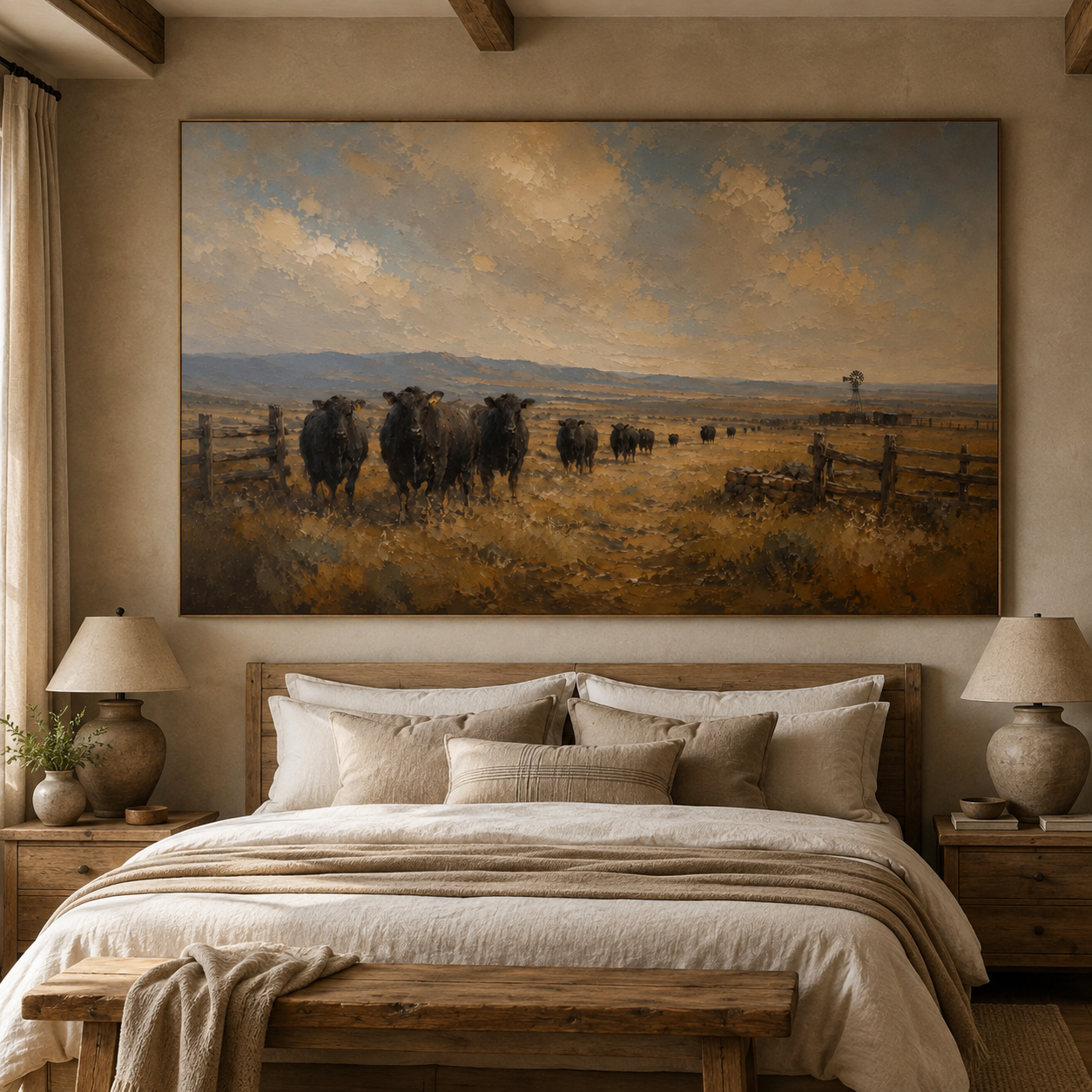 SOLORART Vintage Americana Art | The Silent Pastures of Yore