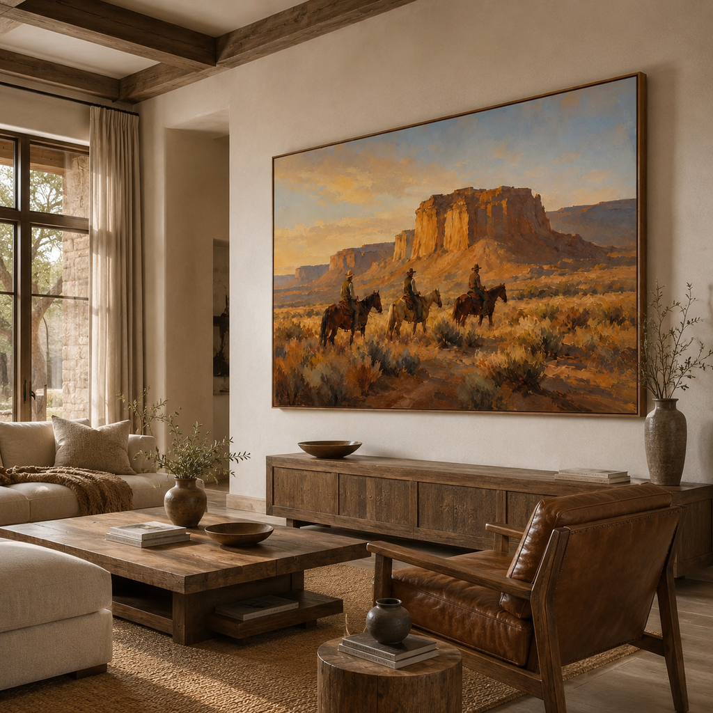 SOLORART Vintage Americana Art | The Timeless Vigil of the Rocks