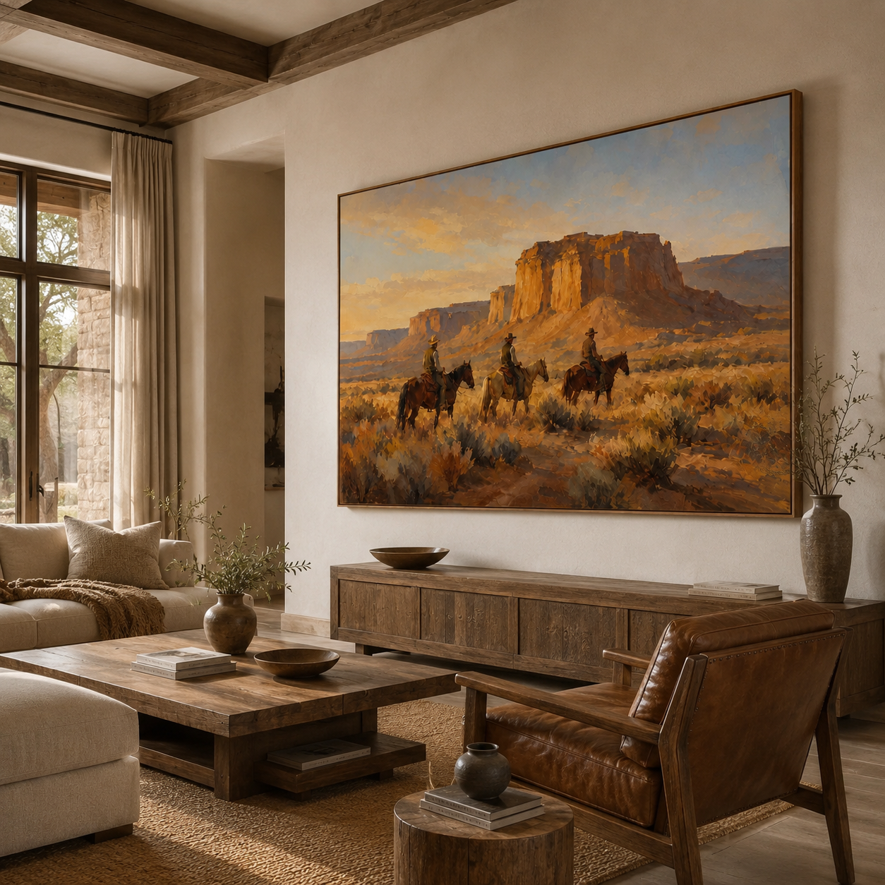 SOLORART Vintage Americana Art | The Timeless Vigil of the Rocks
