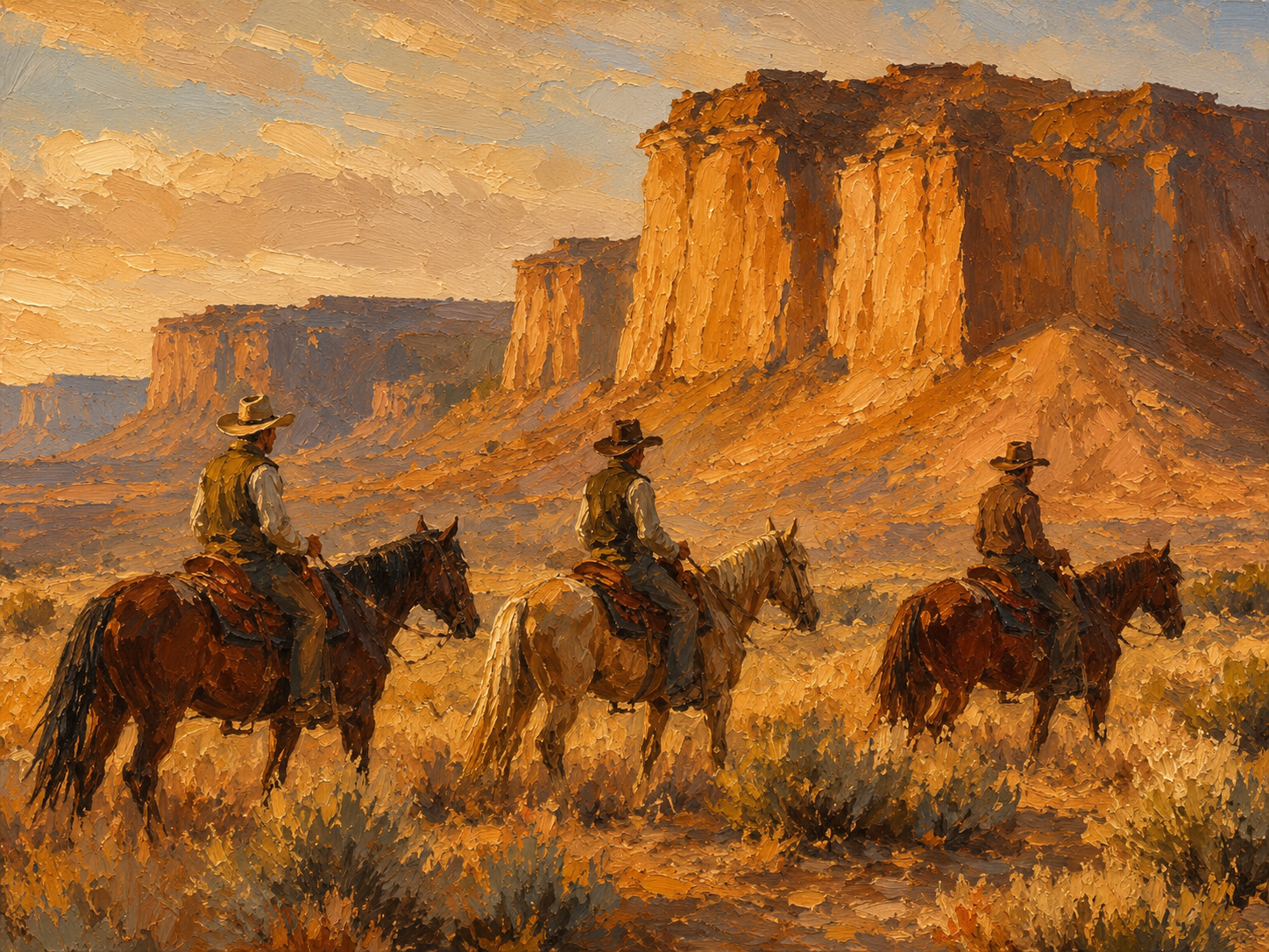 SOLORART Vintage Americana Art | The Timeless Vigil of the Rocks