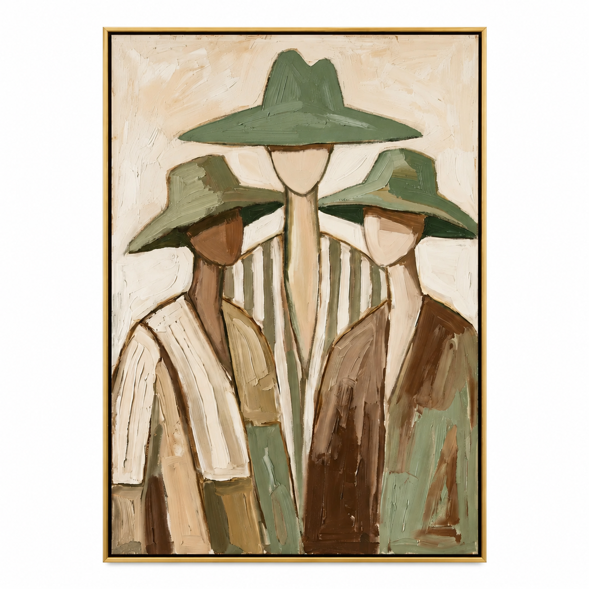 SOLORART Vintage Americana Art | Three Companions
