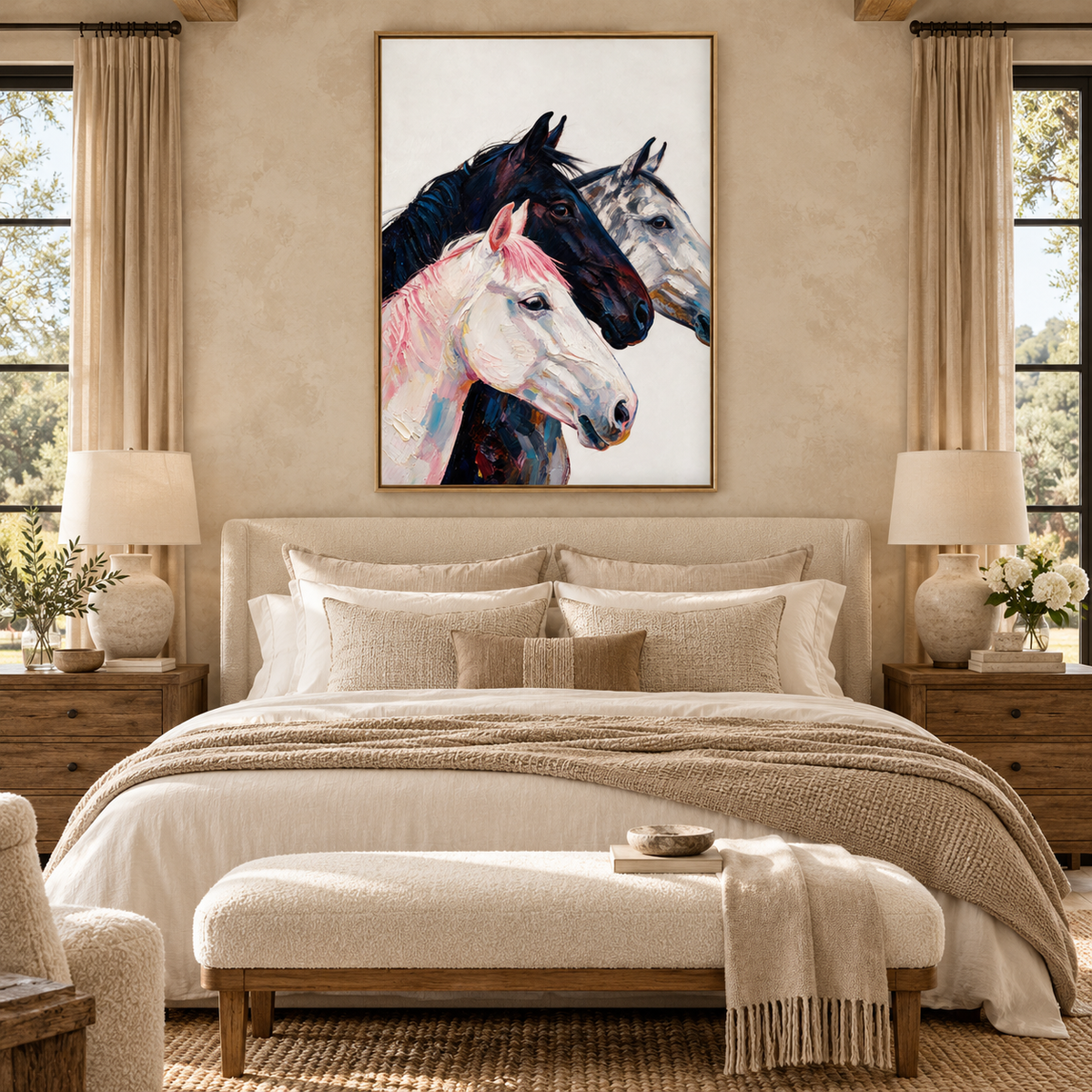 SOLORART Americana Art | Three Souls in Color