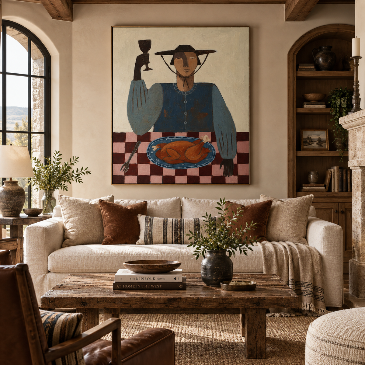 SOLORART Vintage Americana Art | Toast to Harvest