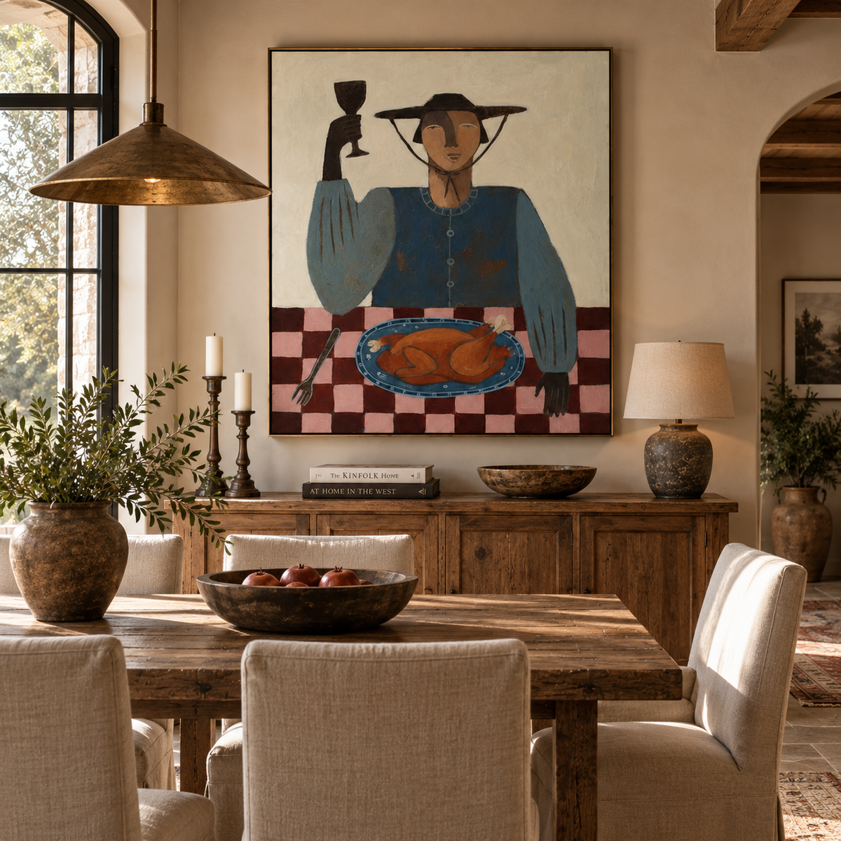 SOLORART Vintage Americana Art | Toast to Harvest