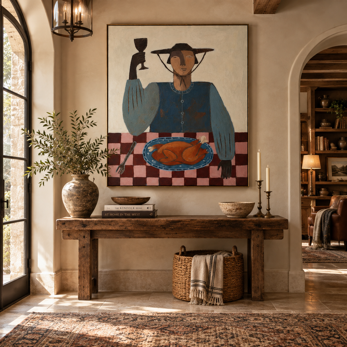 SOLORART Vintage Americana Art | Toast to Harvest