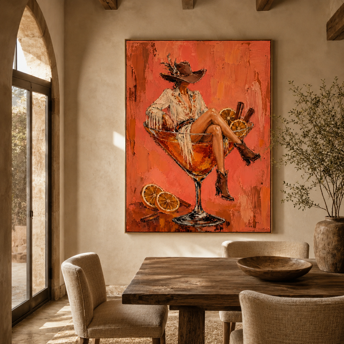 SOLORART POP Art | Toasted Citrus & Western Charm