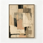 SOLORART Abstract Art | Torn Paper Layers