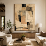 SOLORART Abstract Art | Torn Paper Layers